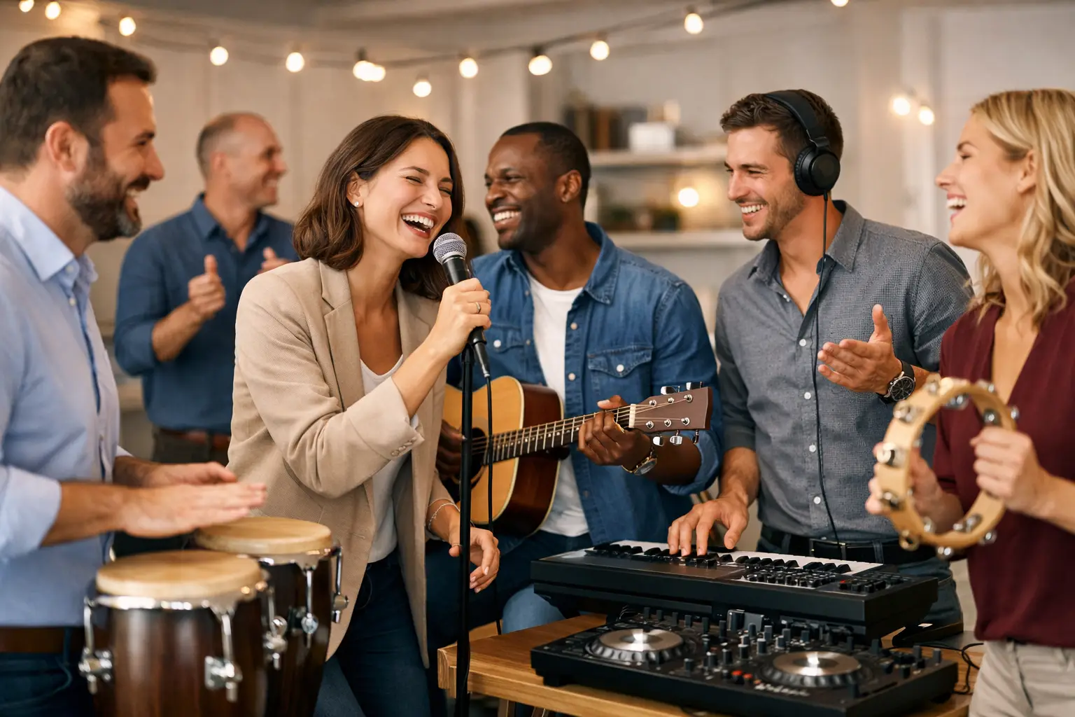 8 idées de team building musical qui fédèrent