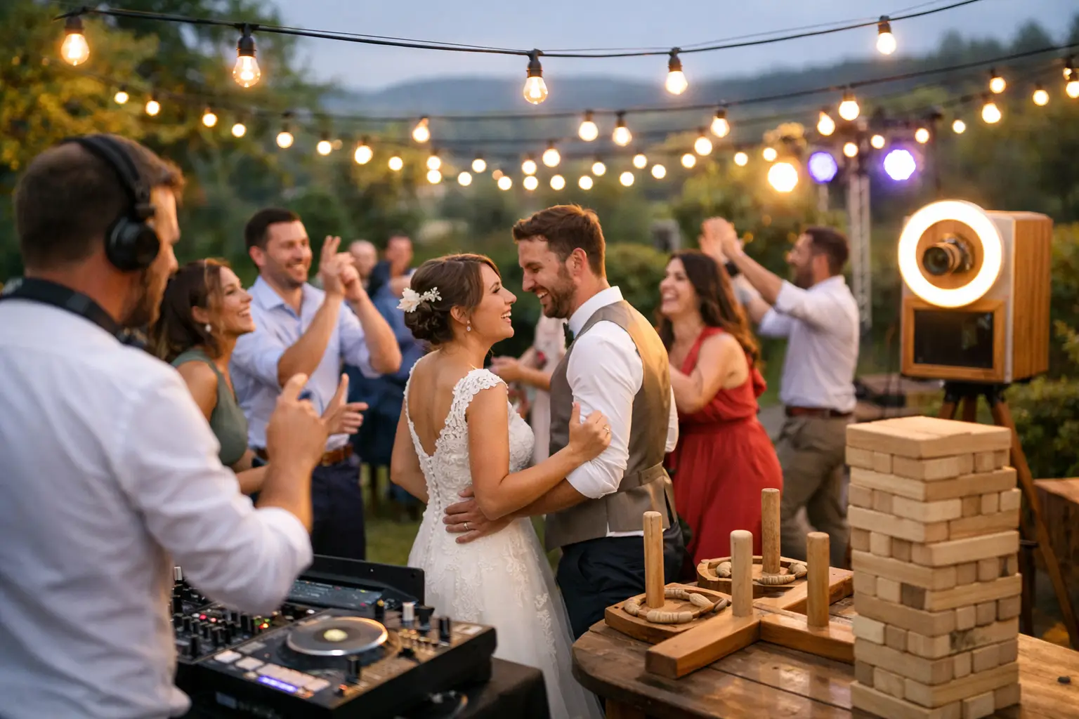 Animation mariage Bourgogne-Franche-Comté réussie