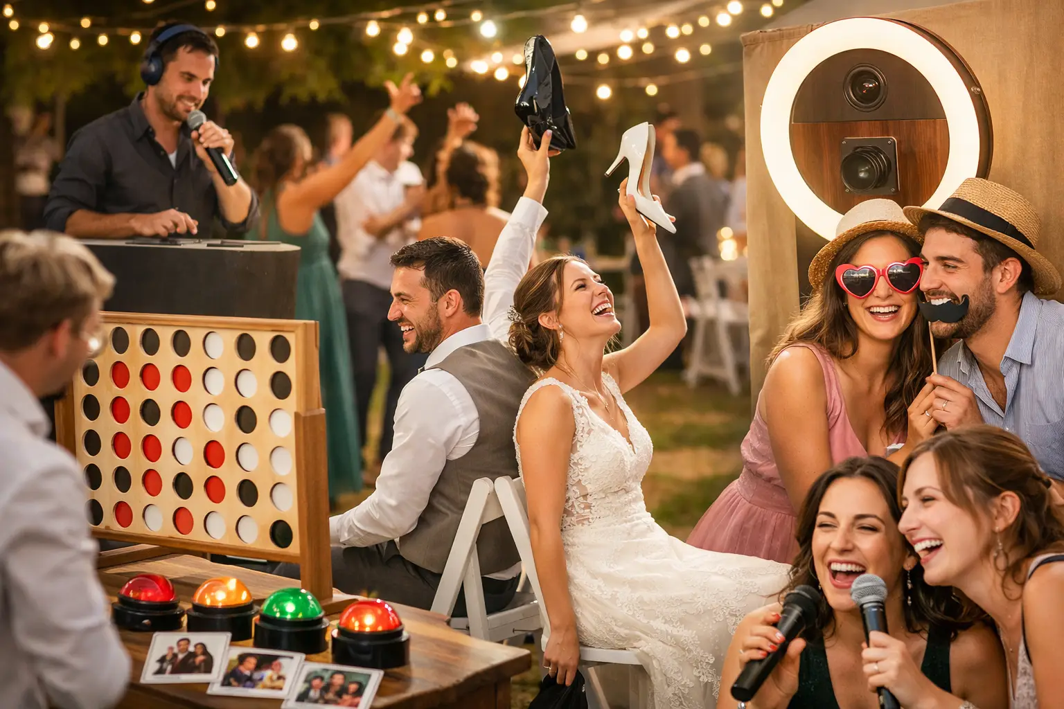 Animations originales pour un mariage convivial