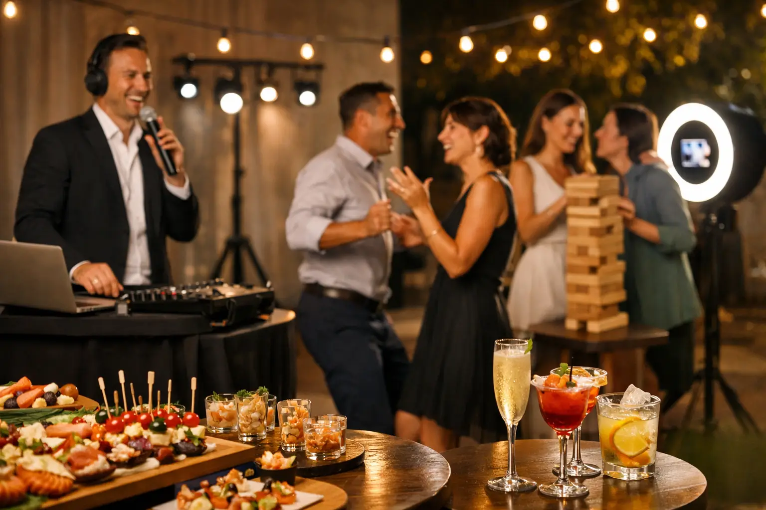 Animation cocktail dînatoire réussie en 6 idées