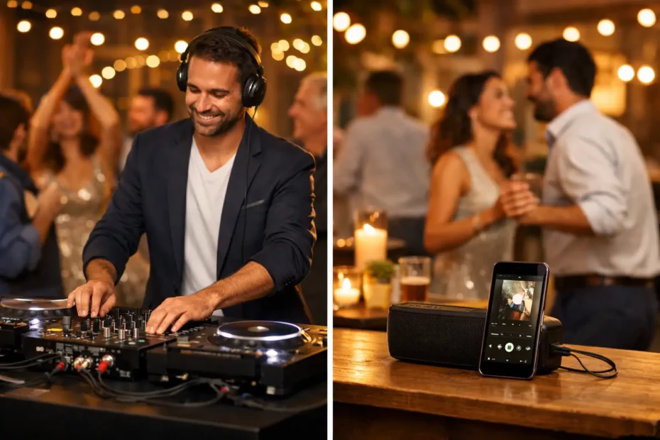 DJ live ou playlist pour une soirée réussie ?