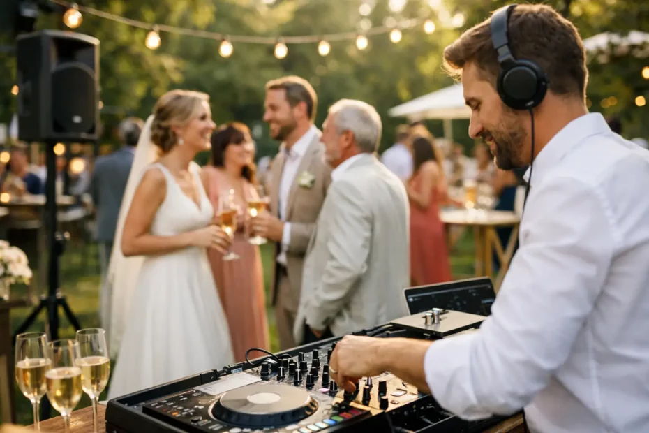 DJ pour vin d'honneur, une ambiance juste