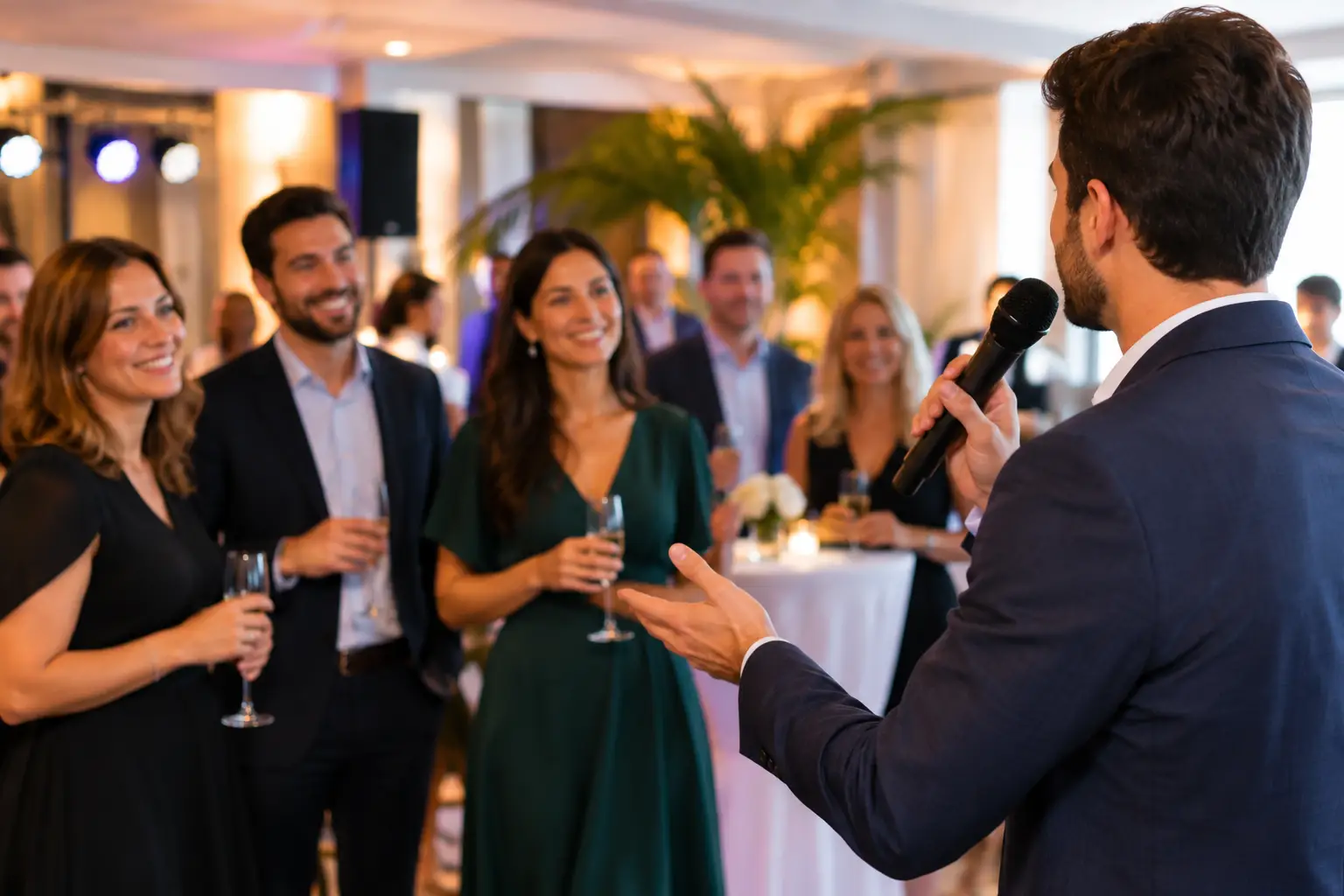 Coordonner les discours en soirée d’entreprise