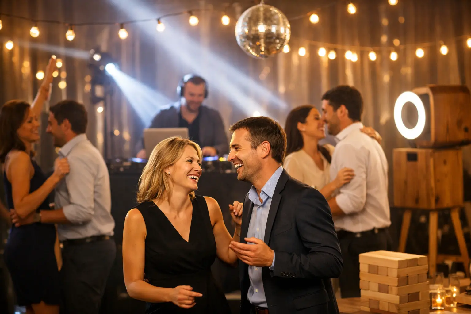 Éclairage soirée entreprise pour une ambiance réussie